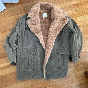 Avec Les Filles // FAUX SHERPA CORDUROY JACKET